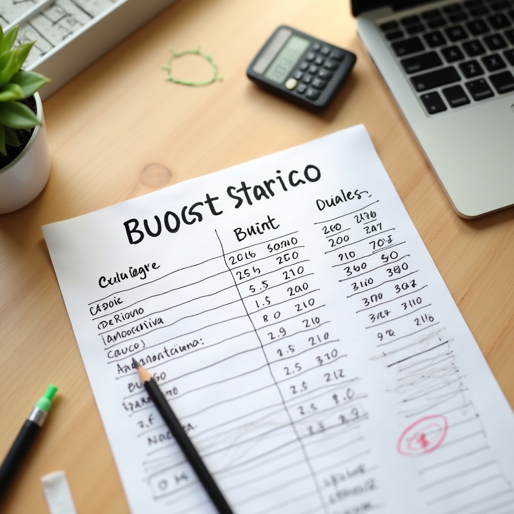 Salary distribution planning worksheet