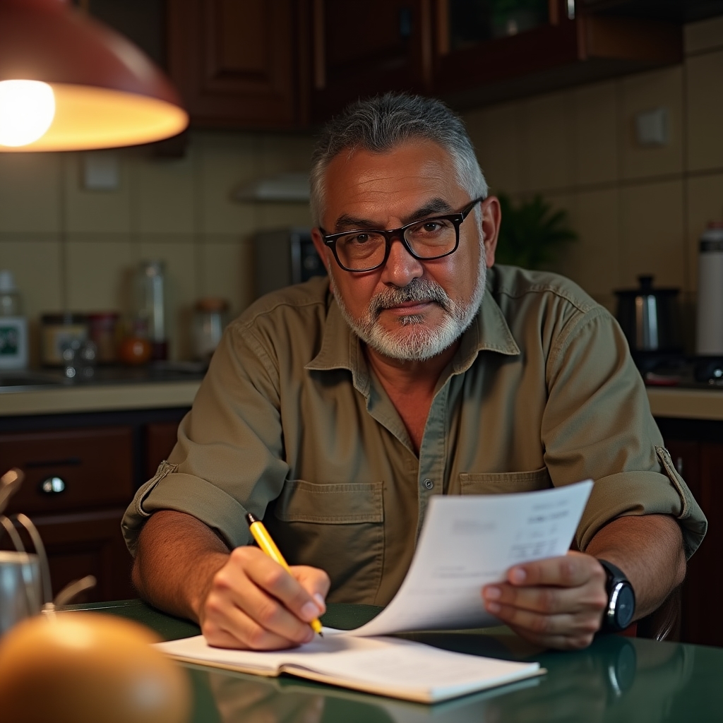 Family tracking variable household expenses